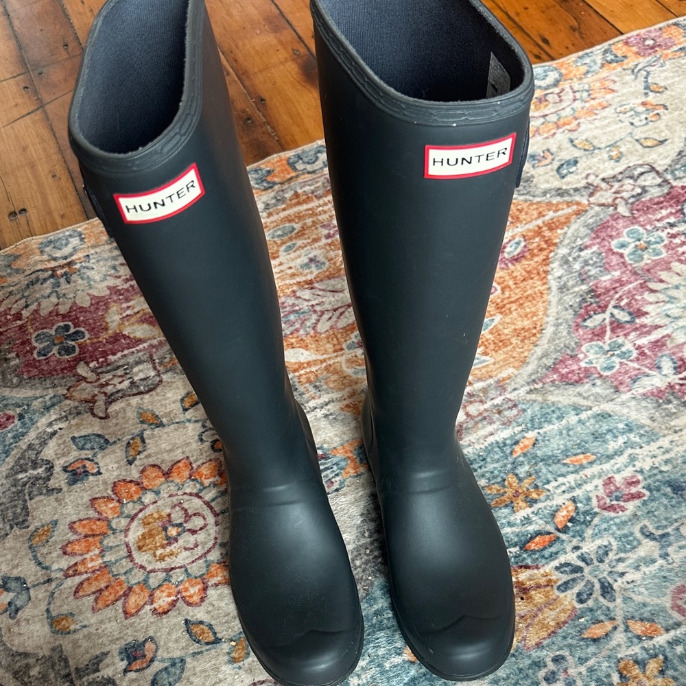 Hunter Original Navy Waterproof Boots